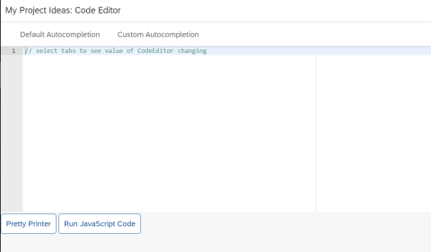 Design a Code Editor using SAP UI5 - Go Coding